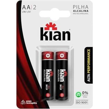 Imagem de Pilha Alcalina Aa - Blister C/2 Kian