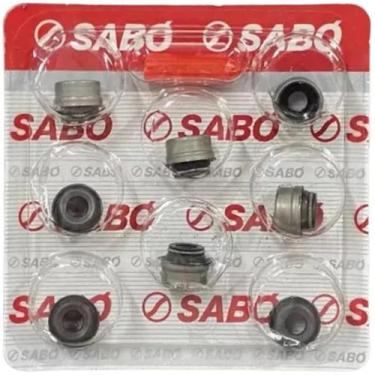 Imagem de Jogo 8 Retentor Valvula 6mm Original Sabo Celta Onix Prisma Cobalt Spi