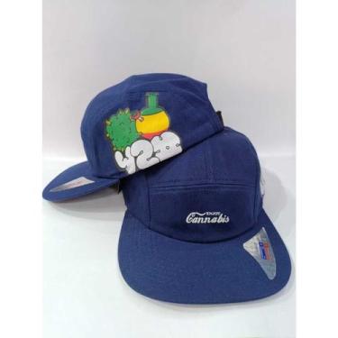 Imagem de bone chapeu five masculino feminino aba reta JM snapback five panel - 