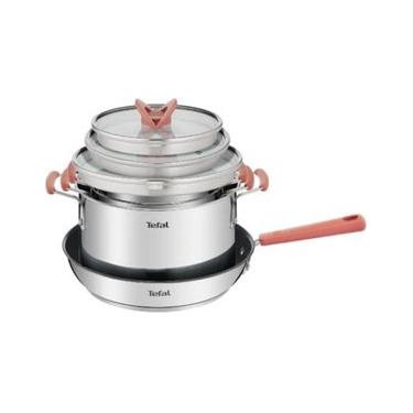 Imagem de Conjunto De 4 Panelas Em Inox Optispace Tefal