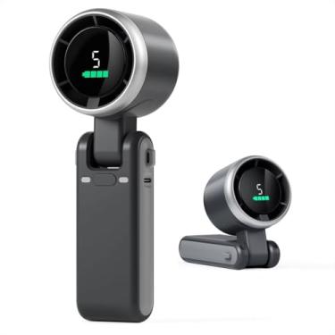 Imagem de WeOwn Ventilador turbo portátil portátil, ventilador portátil para viagens, ventilador portátil recarregável, mini ventilador portátil 3 em 1 com tecnologia Air Turbo para atividades ao ar livre