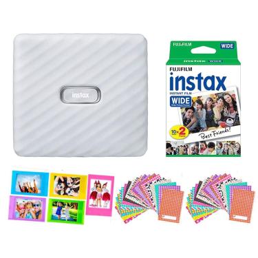 Imagem de Impressora para smartphone Fujifilm Instax Link Wide Ash White