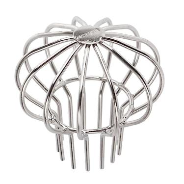 Imagem de Aço Inoxidável, Telhado de Telhado Cúpula de Piso de Drenagem, Anti -bloqueio da Tampa Redonda da Tampa do Piso de Piso de Limpeza de Piso para Varanda No Terraço (75)