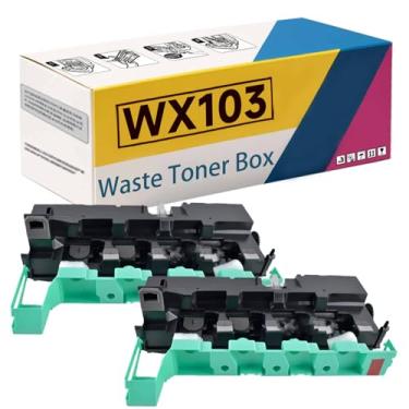 Imagem de Caixa De Recipiente De Toner Descartável WX-103 WX103 Compatível Com Impressoras Para Konica Minolta 224e 284e 554e C368 C454 C658 MFX C2280 C3680, Alto Rendimento 40.200 Páginas 2Packs