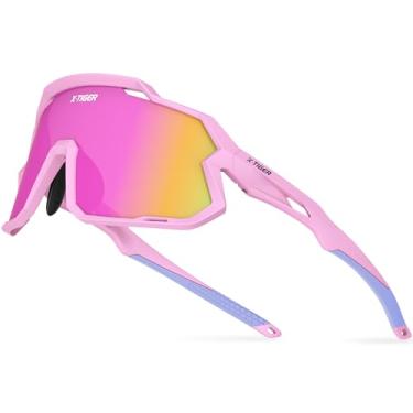 Imagem de X-TIGER Óculos De Sol Polarizados Para Crianças, Óculos De Sol Para Beisebol Juvenil De 8 A 14 Anos, Meninos E Meninas, Óculos Esportivos Para Softball E Ciclismo Com Uv400