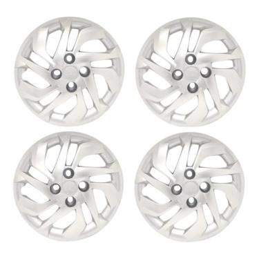 Imagem de Kit 4 Calota Aro 14 Compatível c/Roda HB20 HB20s 2020 - Prata