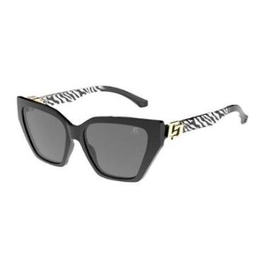 Imagem de Óculos Solar Colcci Miranda C0292apy03 Brilho Lente Cinza Polarizada-Feminino