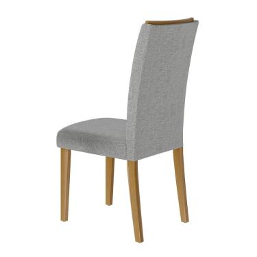 Imagem de Cadeira Topazio Unidade - Madeira Pi Imbuia / Neblina Lh - Dobue