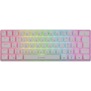 Imagem de Teclado Mecânico Fortrek Gravity Air Compact Wireless Branco