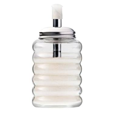 Imagem de Açucareiro Vidro Com Tampa Inox Bico Dosador Restaurante Bar Cafeteria Buffet Porta Açúcar (2)