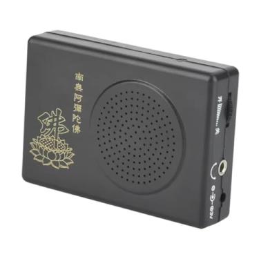 Imagem de Fenteer Tocador de canto budista Tocador de música de Buda Ciclo único de Buda Amitabha Compacto Pequeno para (sem bateria)