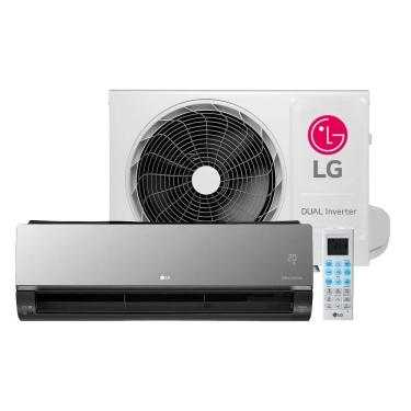Imagem de Ar Condicionado LG Dual Inverter ArtCool UVnano 18000 BTUS 220V Quente e Frio S4-W18KLRXC