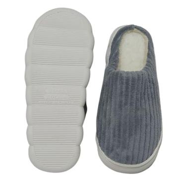 Imagem de Pantufa Nuvem Chinelo Sapatilha Antiderrapante Super Quentinha Adulto Unissex Quarto Forrada Macia Peluciada Inverno Frio Feminina Pelúcia (café, 36, BR, Adulto, Alfa, Único)
