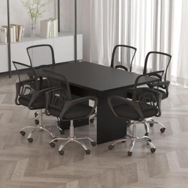 Imagem de Mesa para Reunião 6 Lugareso 136cm X 90cm - Tecno Mobili