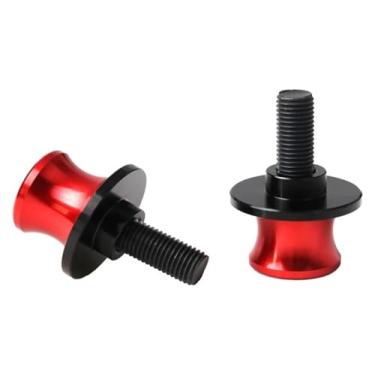 Imagem de BYYINGSUS Parafuso de suporte de carretel de braço oscilante M6 M8 M10 compatível com 650 750 800 900 1000 (6 mm vermelho)