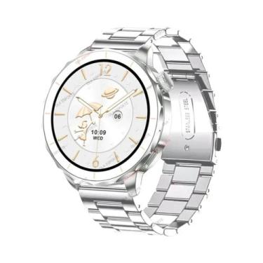 Imagem de Smartwatch Feminino De 18mm Com Tela HD AMOLED, 4GB, GPS, Trajetória, 