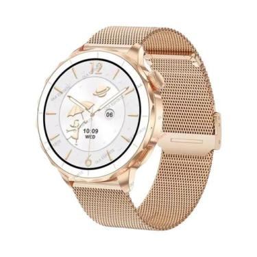 Imagem de Smartwatch Feminino De 18mm Com Tela HD AMOLED, 4GB, GPS, Trajetória, 