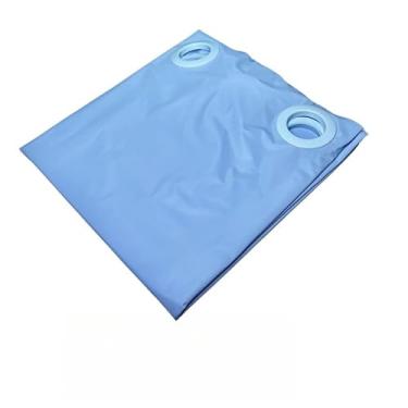 Imagem de Cortina Box de Banheiro PVC Impermeável Antimofo 1,40 x 2,00 metros (Azul)