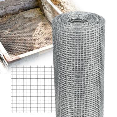 Imagem de Pano de hardware de 1/8 polegada 40.6 cm x 25.6 cm 27 Gauge Malha de arame soldado galvanizado por imersão a quente para galinheiro/esgrima de galinheiro, rede de gaiola de animal, rede de proteção de