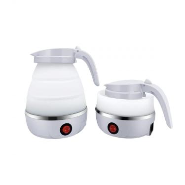 Imagem de Chaleira Elétrica Dobrável Portátil 600ml Silicone Viagem Café Chá 110V