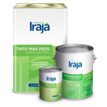 Imagem de TINTA PARA PISO BRANCA 900ml - IRAJÁ