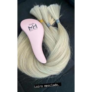 Imagem de Cabelo Loiro Mesclado - Studio Mega Hair 