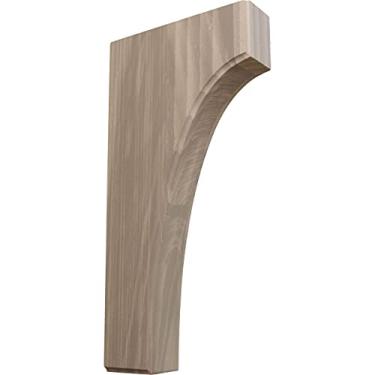 Imagem de Ekena Millwork 1 3/4 pol. L por 4 pol. D por 6 pol. H Clarksville Bracket, Unitário, 1 3/4"W x 6"D x 12"H, Walnut