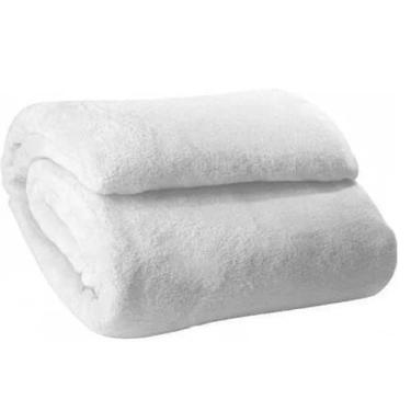 Imagem de Manta Cobertor Casal Soft Microfibra Branco Ultra Aconchegante e Leve para Inverno