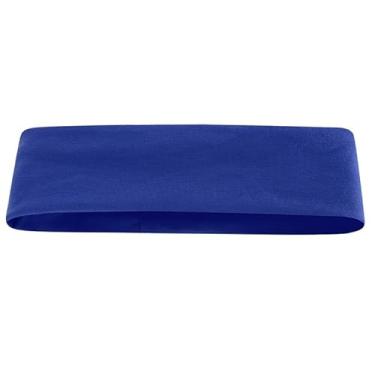 Imagem de Bandanas de ioga antiderrapantes para mulheres e homens - Faixa elástica que absorve o suor para fitness, academia e esportes - azul