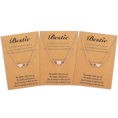 Imagem de Colar Best Friend Friendship para 2/3/4 Presentes de Amigo para Mulheres Bff Friends Sisters Bestie Colar Presentes de Aniversário para Irmã