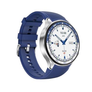 Imagem de Smartwatch Lefal Cold DTX2 Serie 10, 47mm, Com Chat GPT e Tela Amoled, Dual Touch, Faz Monitoramento de Esportes Cor (AZUL)