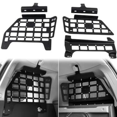 Imagem de Para Toyota FJ Cruiser 2007-2022 Sistema de painel de armazenamento modular de janela lateral traseira do carro, organizadores de porta-malas de carro, suporte de bagagem, kit de prateleira, 1