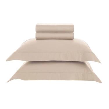 Imagem de Jogo de cama Queen 100% algodão Egípcio 300 Fios Karsten 4Pç, Dallas R