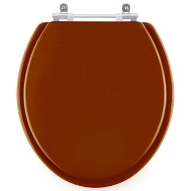 Imagem de Assento Sanitario Poliéster Convencional Oval Caramelo Para Vaso Icasa