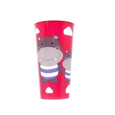 Imagem de Copo Infantil Com Tampa Eco Hipopótamo 400ml - Giro Baby