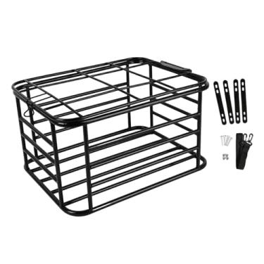 Imagem de Aymzbd Cesta traseira para bicicleta, suporte para cães, cesto de armazenamento para bicicleta, bagageiro para bicicleta para uso externo.