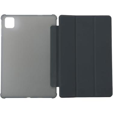 Imagem de Yuxyiony Capa para Blackview Tab 13 Capa protetora dobrável de silicone macio fosco capa protetora para tablets flip (cinza)