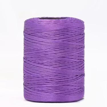Imagem de Fio de linho 100% nylon – 1 mm de diâmetro, 98,43 polegadas, perfeito para móveis domésticos, bolsas, couro, sofás, cortinas, jeans e mais roxo escuro