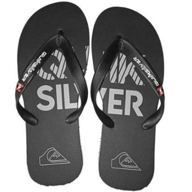 Imagem de Chinelo Quiksilver Molokai Silver Transfer Preto-Unissex