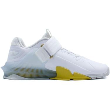 Imagem de Nike Tênis esportivo masculino, Branco/cinza lobo/ouro metálico, 44 BR