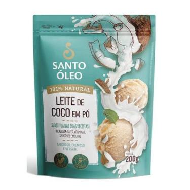 Imagem de Leite de Coco em Pó Santo Óleo 200g - Substituto do Leite