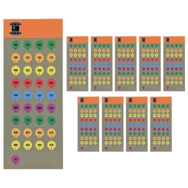 Imagem de Etiquetas de torre - Etiquetas de 10 folhas de longo alcance, etiquetas de torre de forte aderência - para esportes ao ar livre no pátio de jogos de segurança