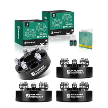 Imagem de YHTAUTO Espaçadores de roda 5x100mm Hubcentric 1,5" para Subaru Outback, Forester, Impreza, Scion, Toyota, modelos Saab, espaçadores de pneu forjados de 1,5" com pinos M12 x 1,25 mm, furo do cubo de 56,1 mm, 4 peças, preto