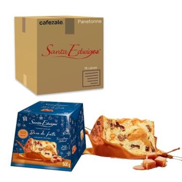 Imagem de Caixa 18 Panettone Recheado Doce de Leite Santa Edwiges 500g