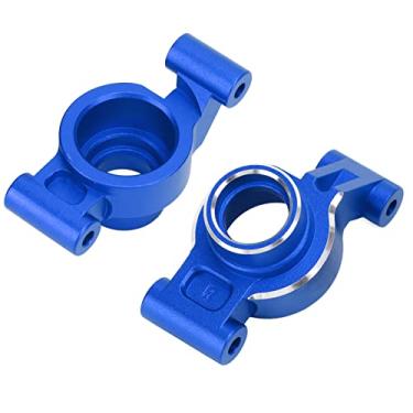 Imagem de CUOFYUNL 2pcs assento do eixo traseiro liga de alumínio RC suporte de cubo de braço articulado traseiro para carros 1/10 MAXX 2.0 RC (Azul escuro)