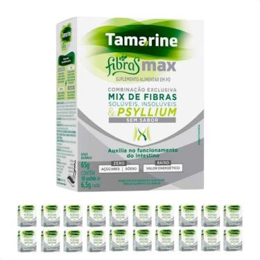 Imagem de Kit com 20 - Tamarine Fibras Max Pó com 10 Sachês Cada Caixa