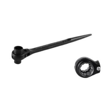 Imagem de Chave De Catraca Dupla Preta Com Liberação Rápida Para Andaimes E Trab