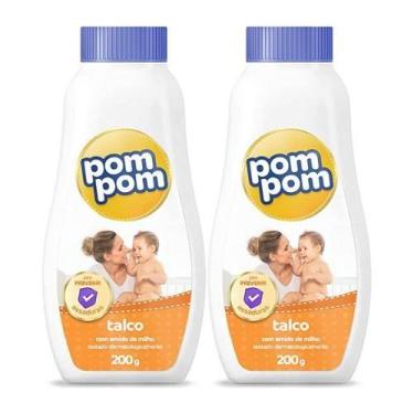 Imagem de Kit 2 Talco Infantil 200ml - Pom Pom