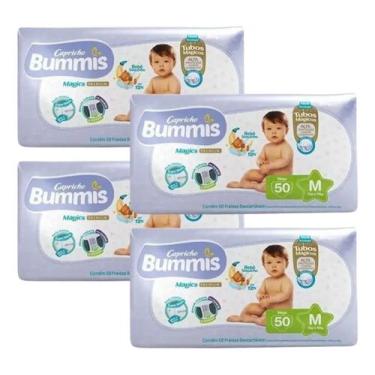 Imagem de Kit 4 Fralda Bummis Mega Todos os tamanhos - Capricho, Médio (M)