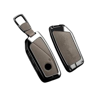 Imagem de Capa de chave de liga de carro compatível com BMW X1 U11 X7 G07 XM G09 I7 7 Series G70 LCI IX I20 U06 G81 M3 2023 Acessórios para chaveiro protetor(StyleC)